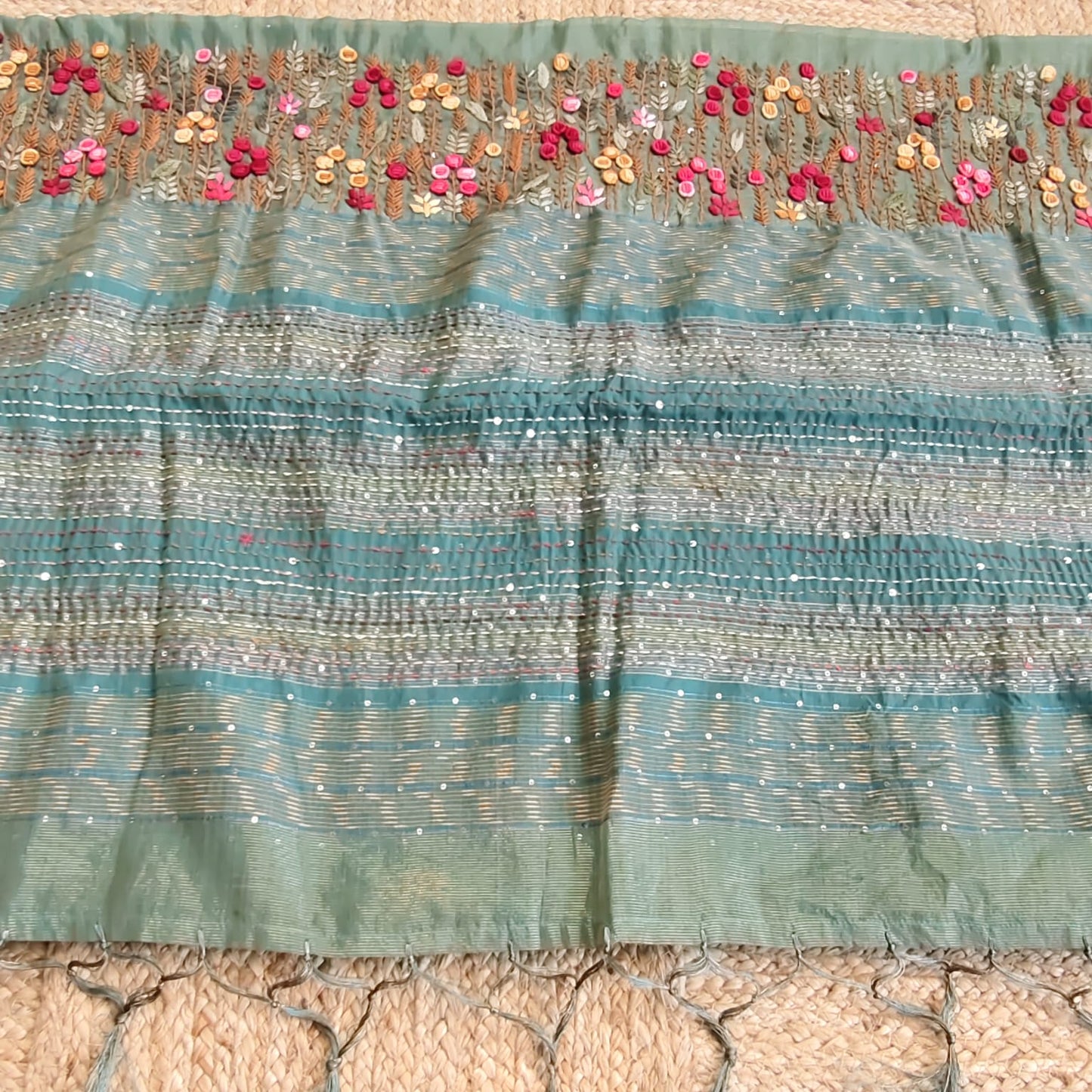 Handwork Tissue Kota- Green