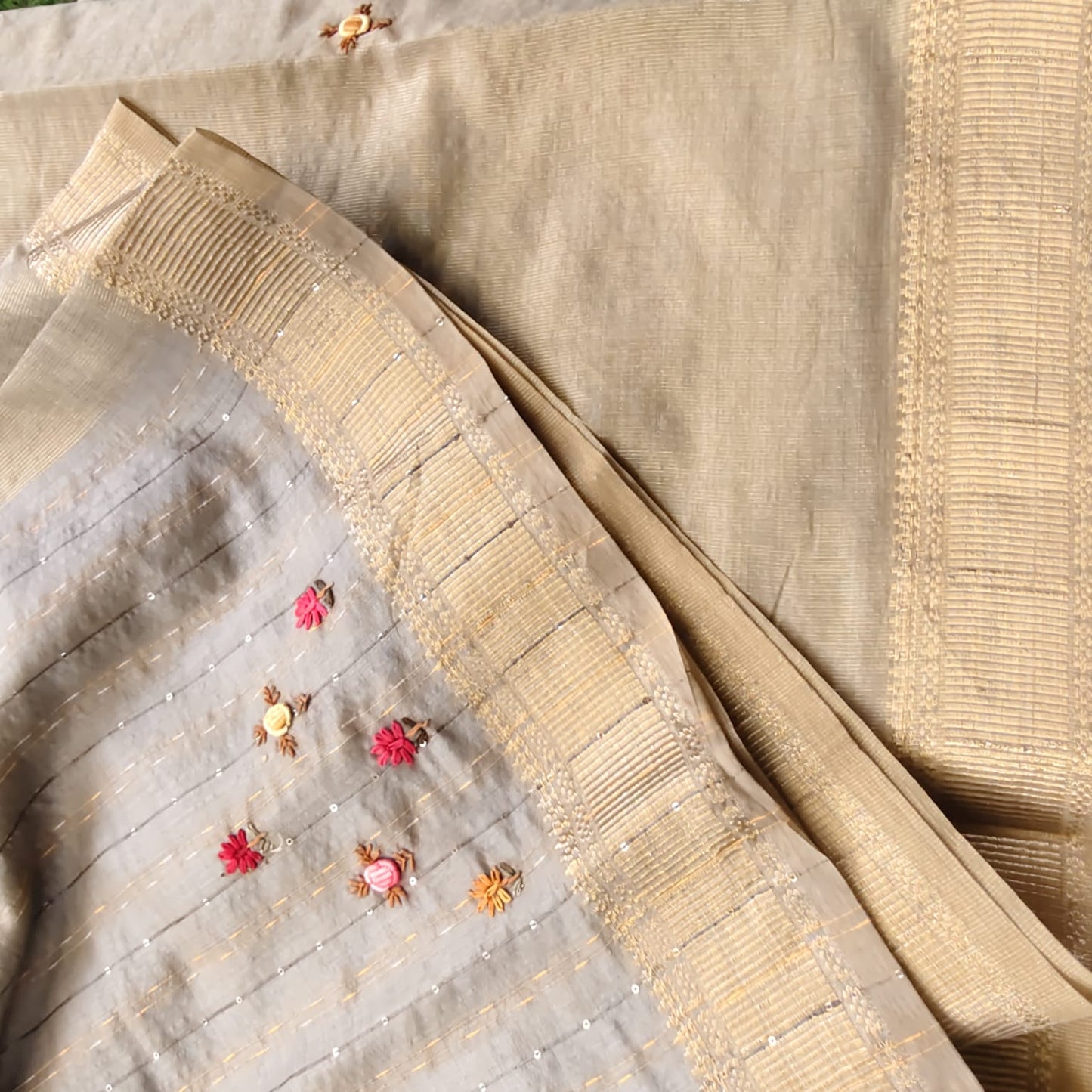 Handwork Tissue Kota-Moonlit Gray