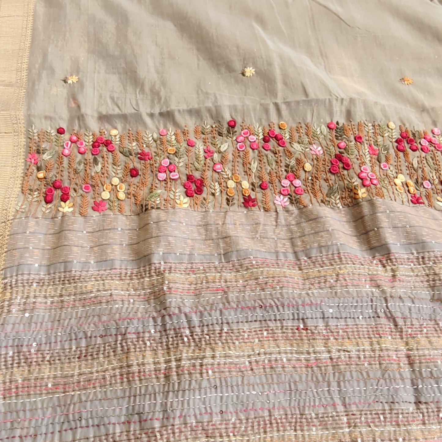 Handwork Tissue Kota-Moonlit Gray