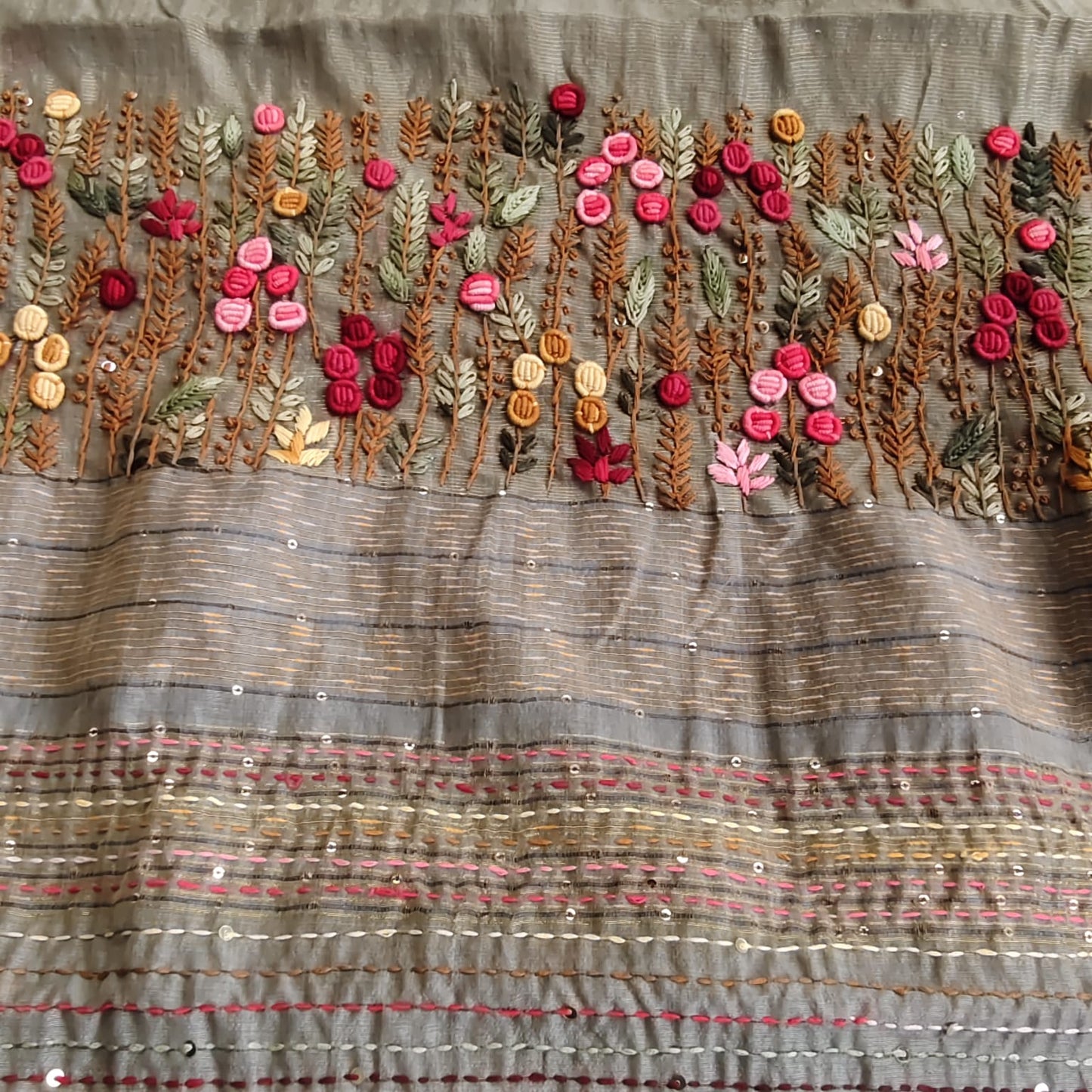 Handwork Tissue Kota-Moonlit Gray