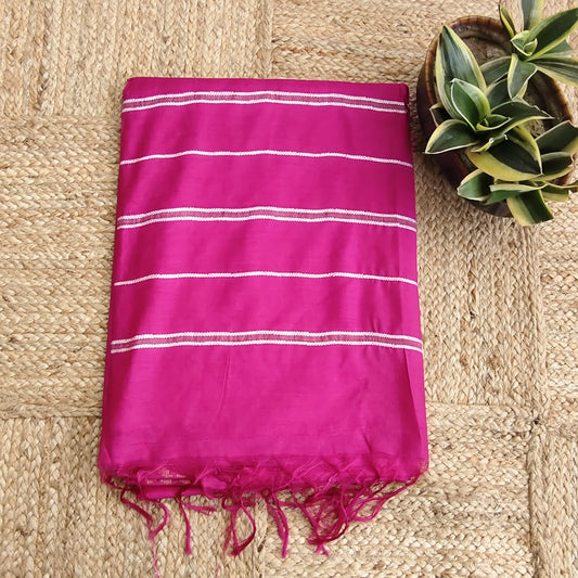 Blended Tusser - Fuchsia Pink