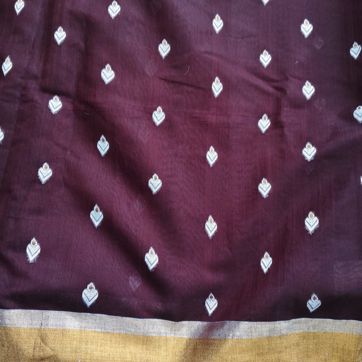 Cotton Kora Banarasi, Coffee