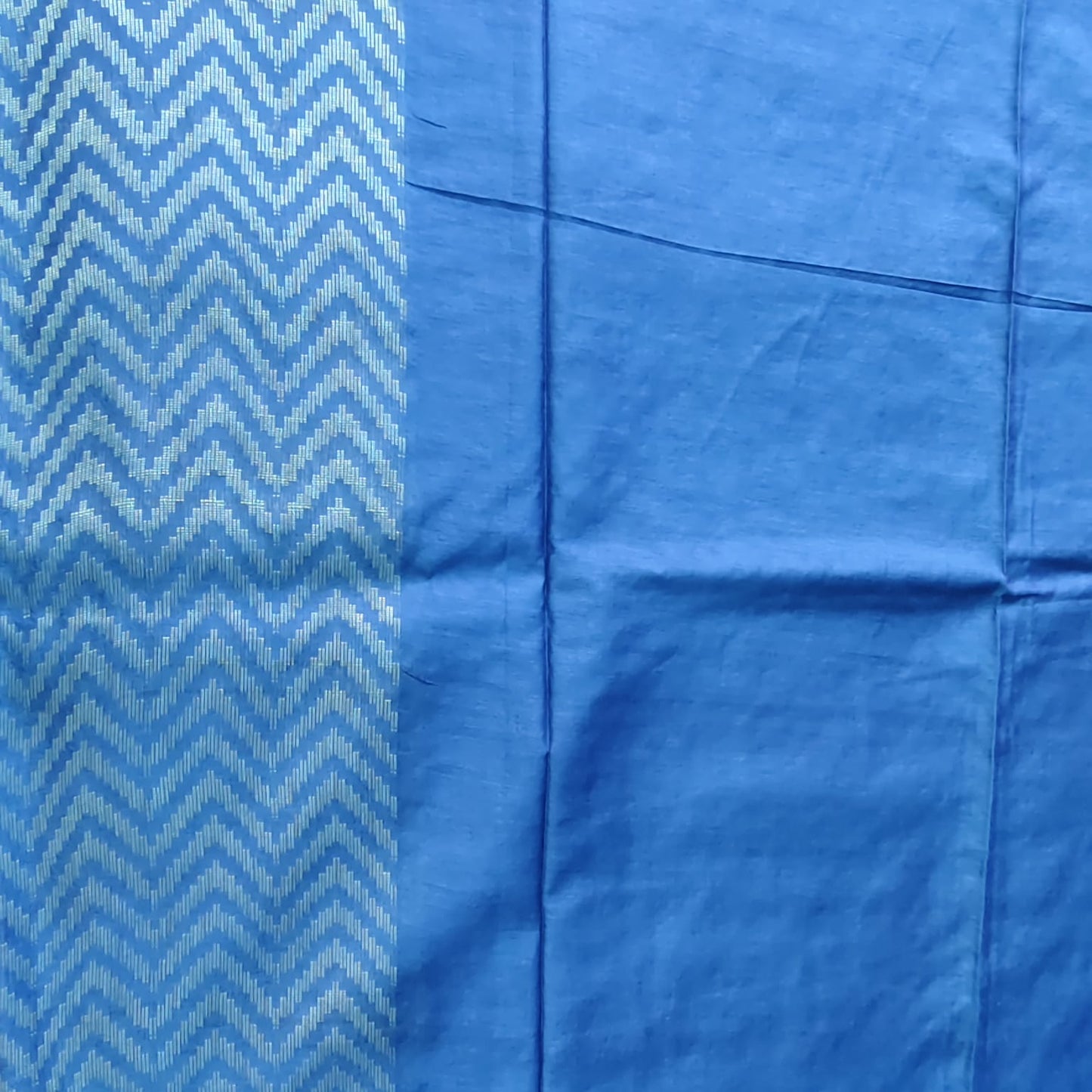 Blended Tusser- Royal Blue