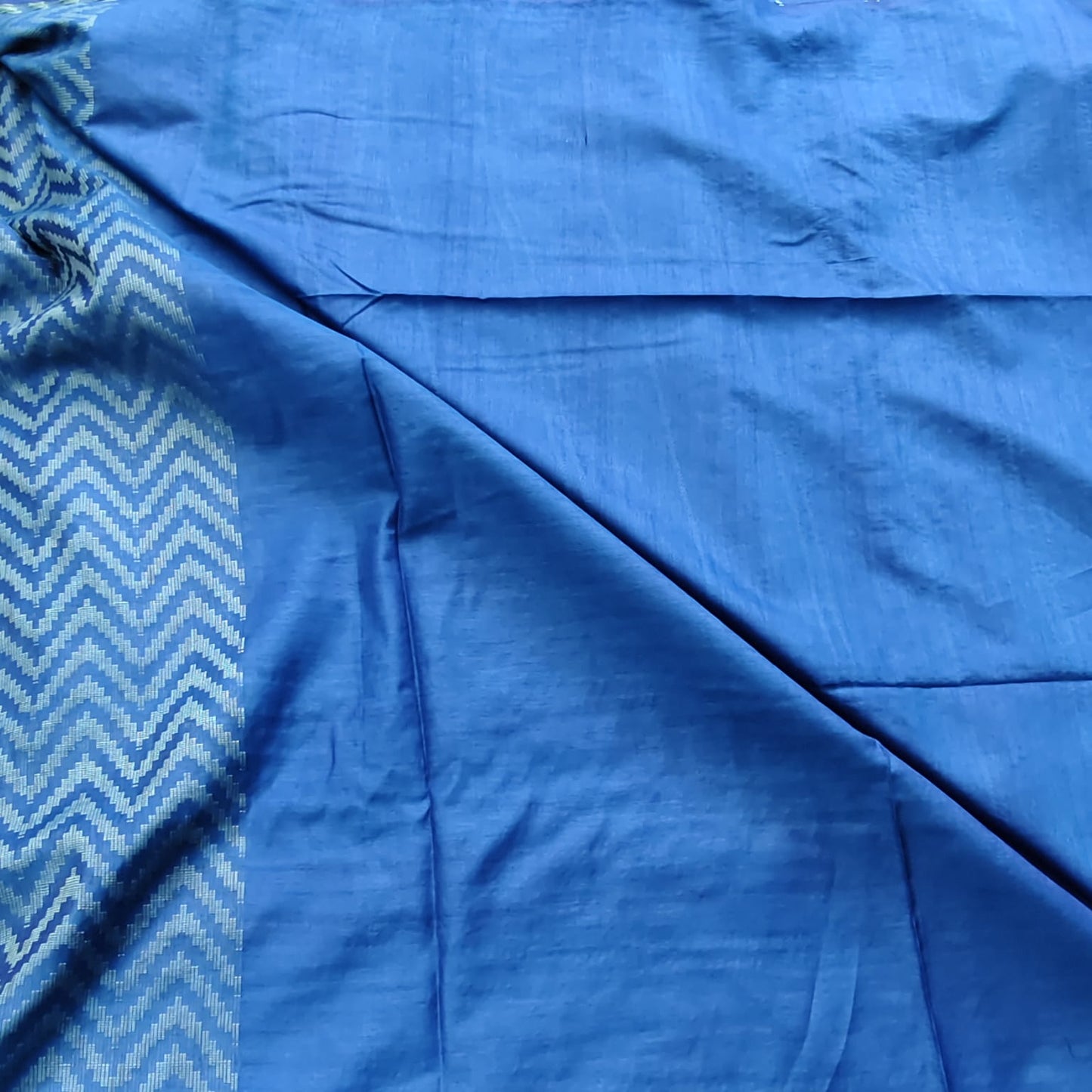 Blended Tusser- Royal Blue