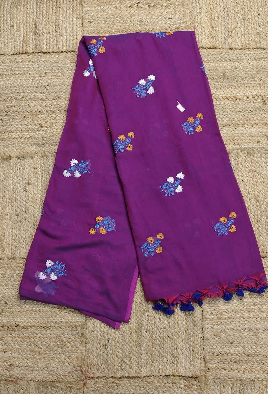 Mul Cotton - Embroidery, Brinjal