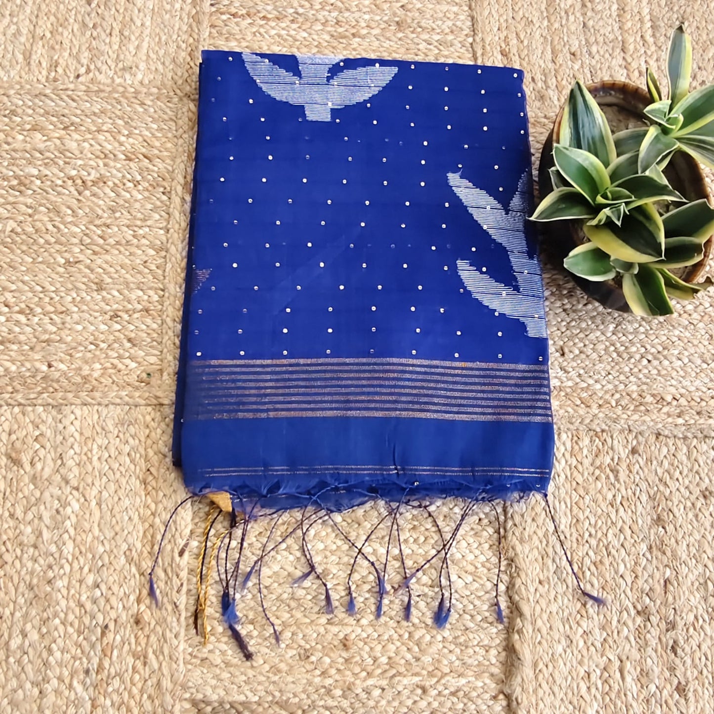 Royal Blue Kora Muslin