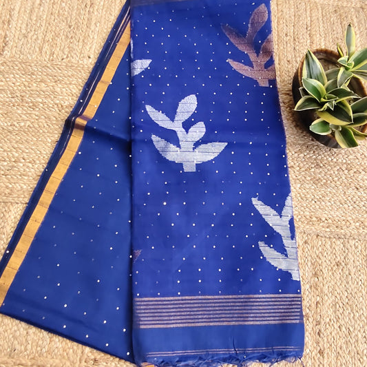 Royal Blue Kora Muslin