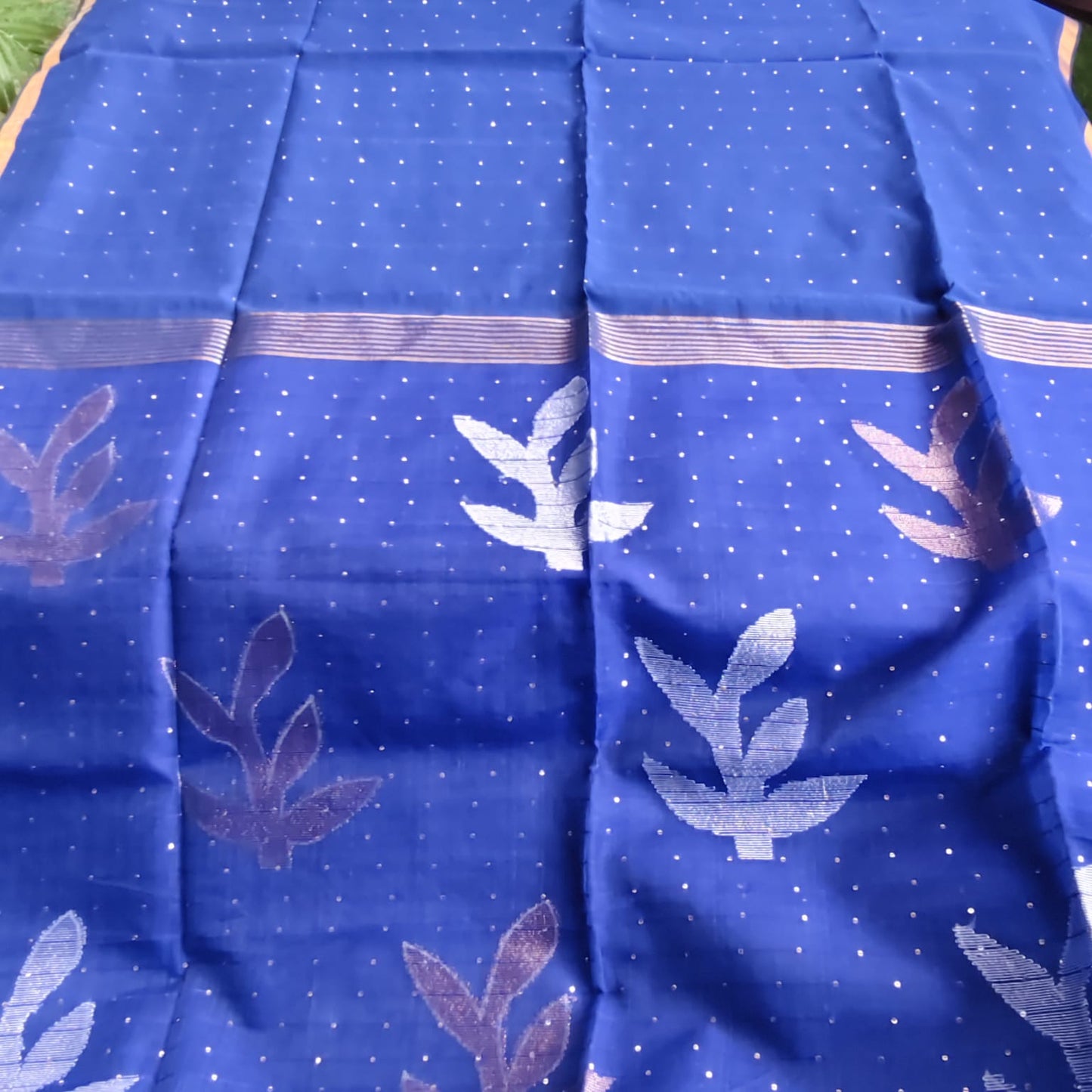 Royal Blue Kora Muslin