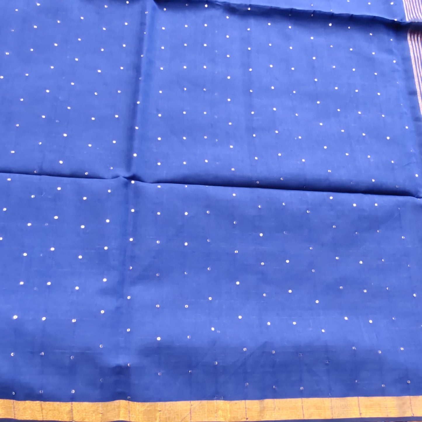 Royal Blue Kora Muslin